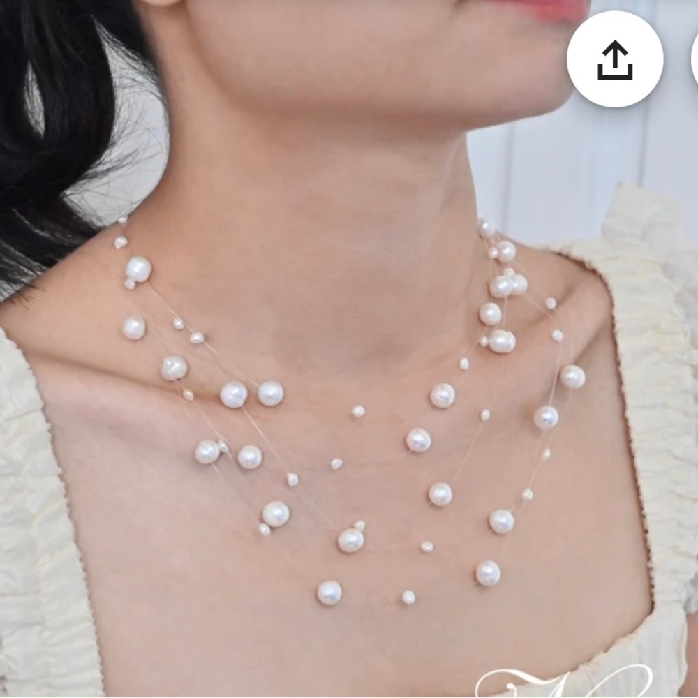 Chic Multi-Layer Pearl Necklace